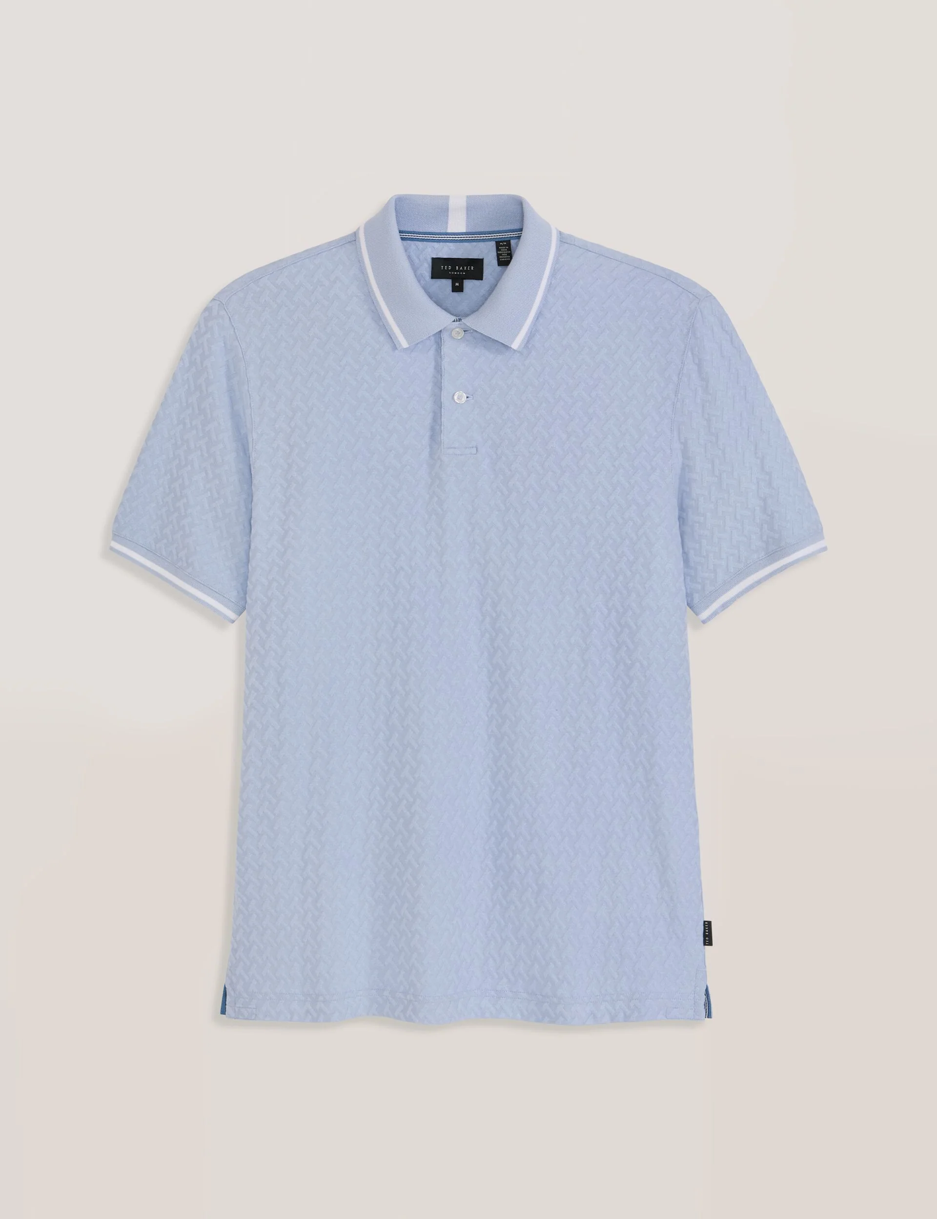 TEXTURE POLO | BLUE - Image 5
