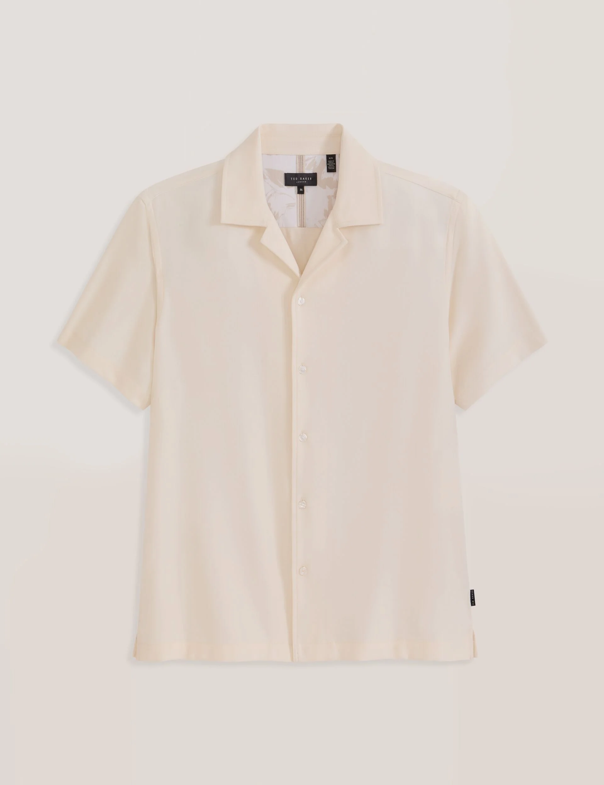 Textured Camp Shirt | IVORY - Image 5